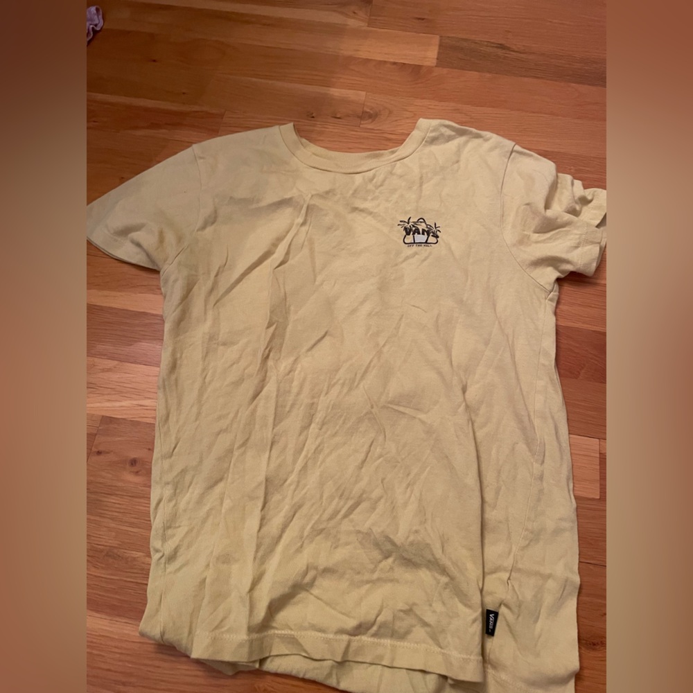 Vans Yellow Short Sleeve Tee